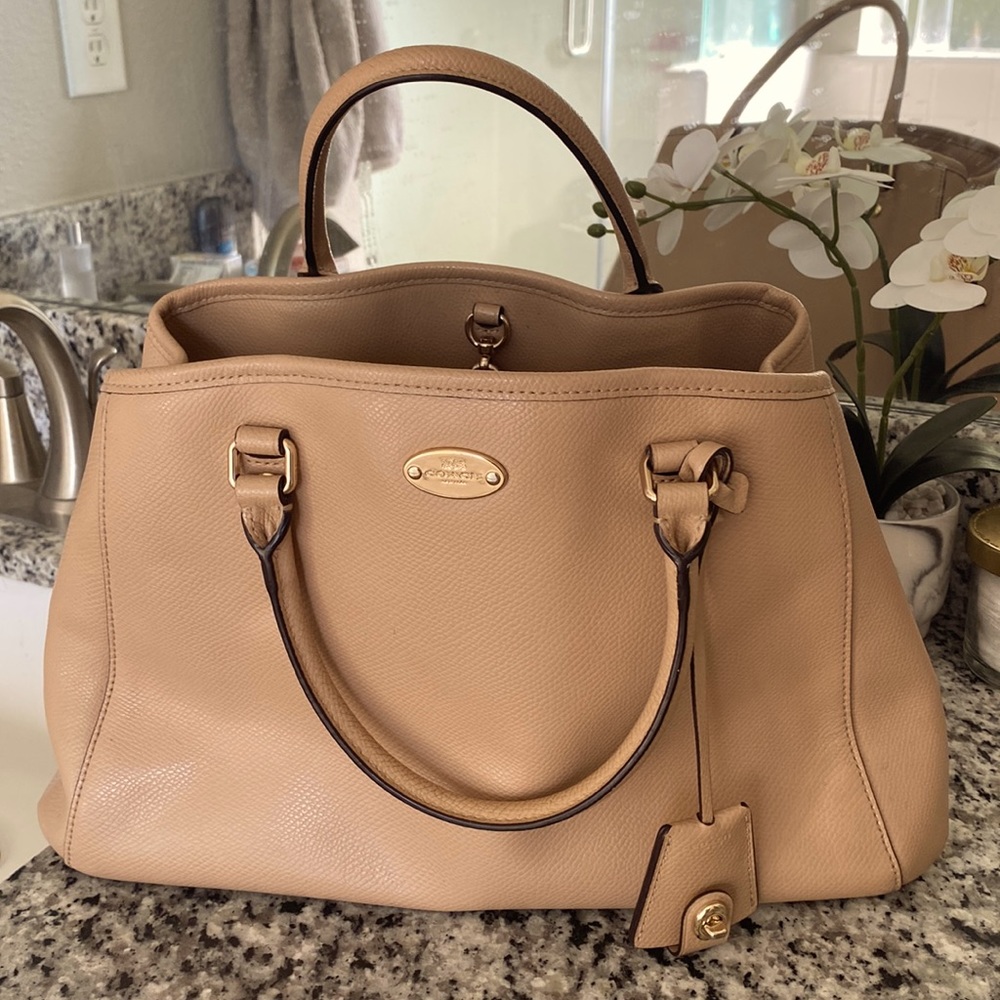 Coach leather purse.